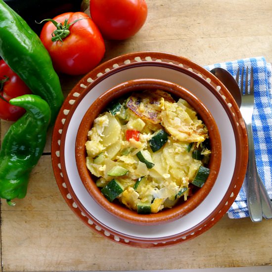 Scrambled Eggs & Vegetables