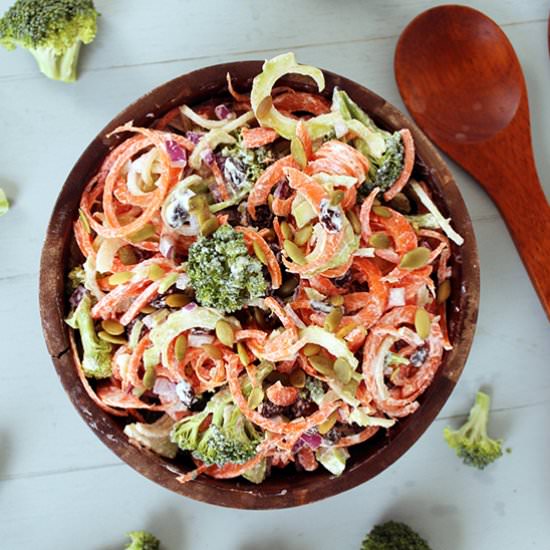 Carrot and Broccoli Slaw Salad