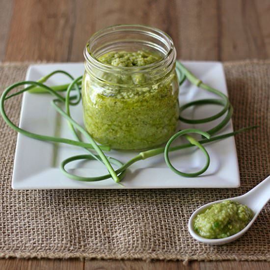 Garlic Scape Pesto