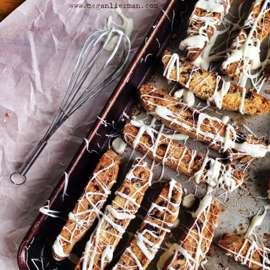 Gluten Free Cranberry Biscotti