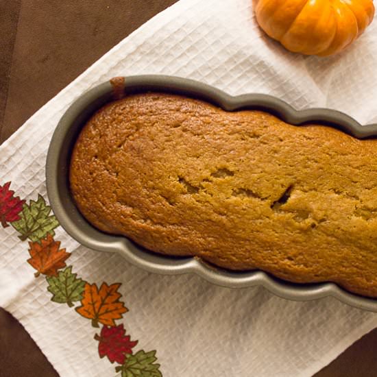 Applesauce Pumpkin Bread