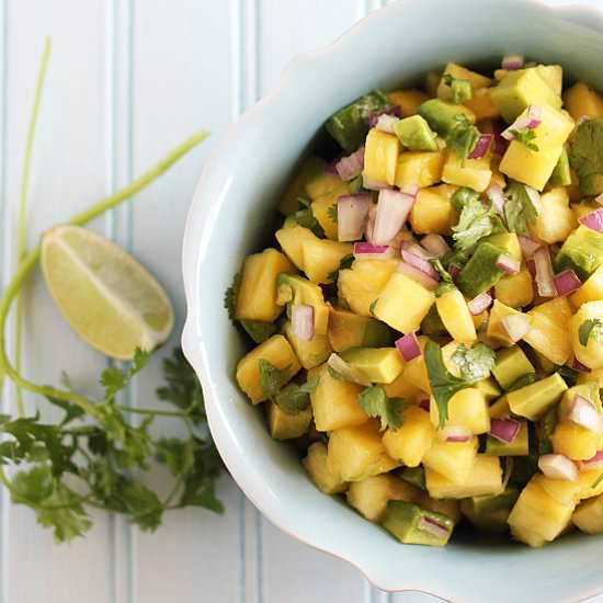 Pineapple Avocado Salsa