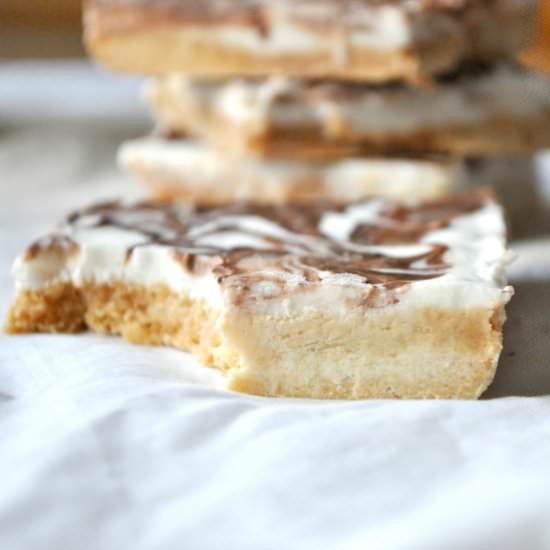 Frozen Yogurt Shortbread Bars