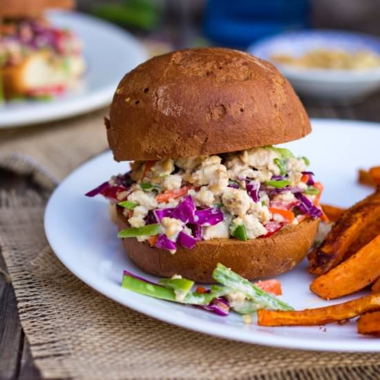 Asian Tofu Salad Sandwiches