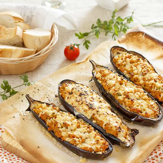 Berenjenas Rellenas de Salmón