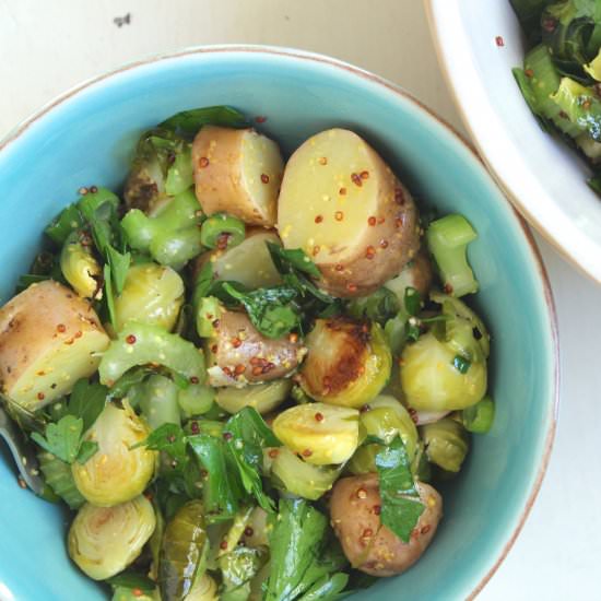 Potato & Brussels Sprouts Salad