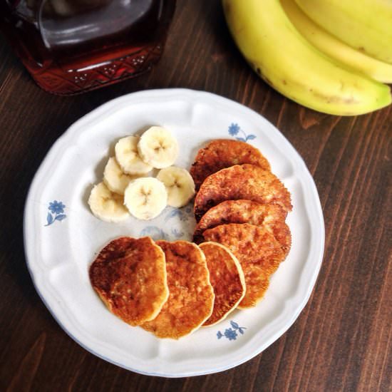 Baby Banana Pancakes