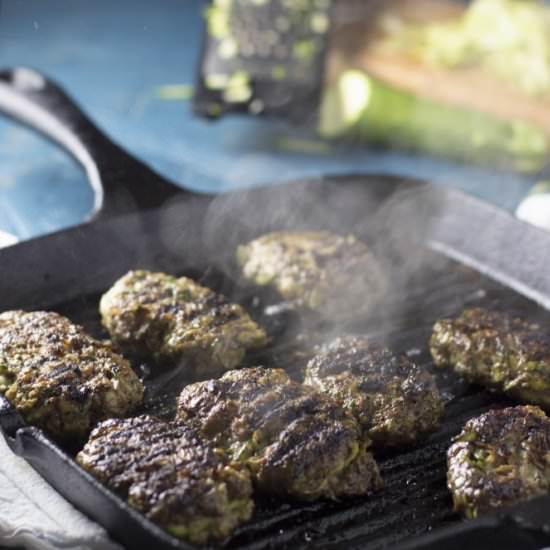 Zucchini Lamb Patties