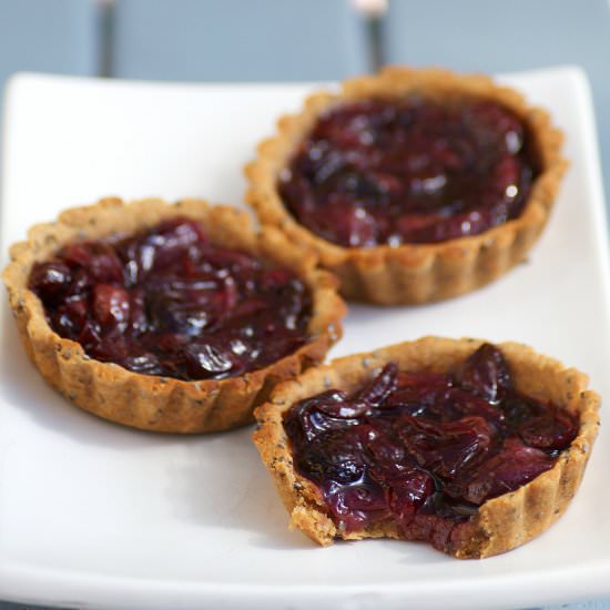 Healthy PB&J Tarts