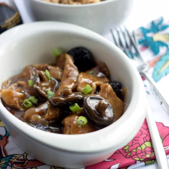 Chicken with Chinese Mushrooms
