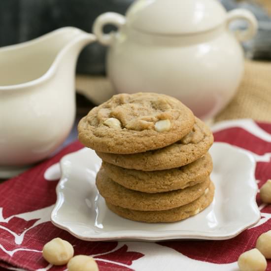 White Chocolate Macadamia Cookies