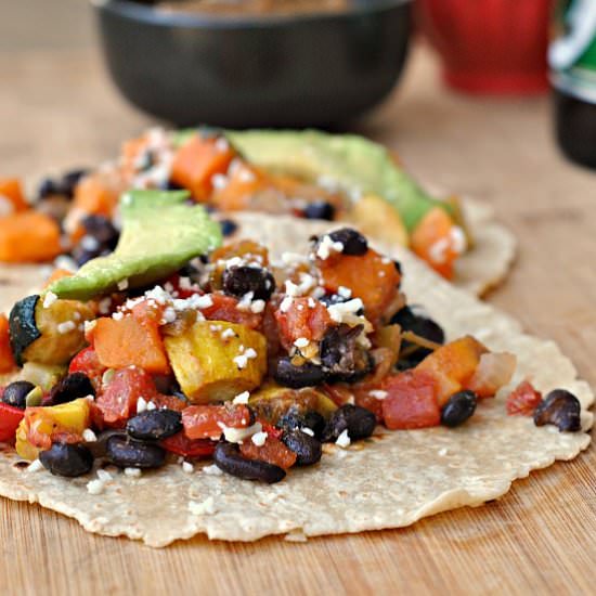 Roasted Vegetable Tacos