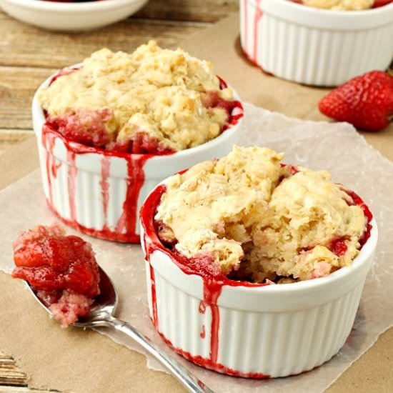 Fresh Strawberry Cobbler