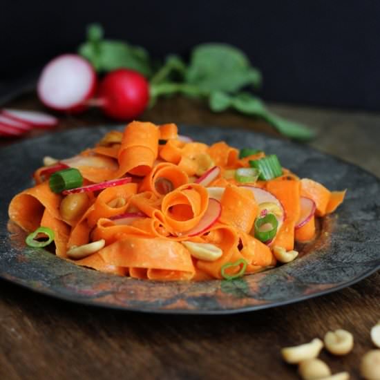 Carrot Salad with Peanut and Ponzu