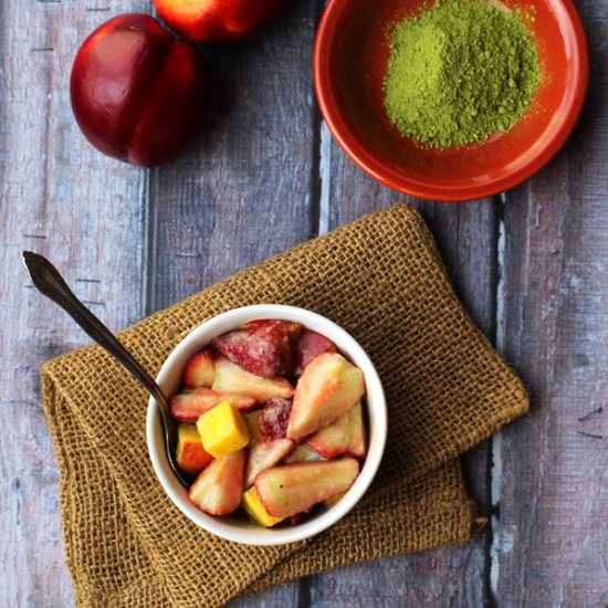 Fruit Salad with Matcha Vinaigrette