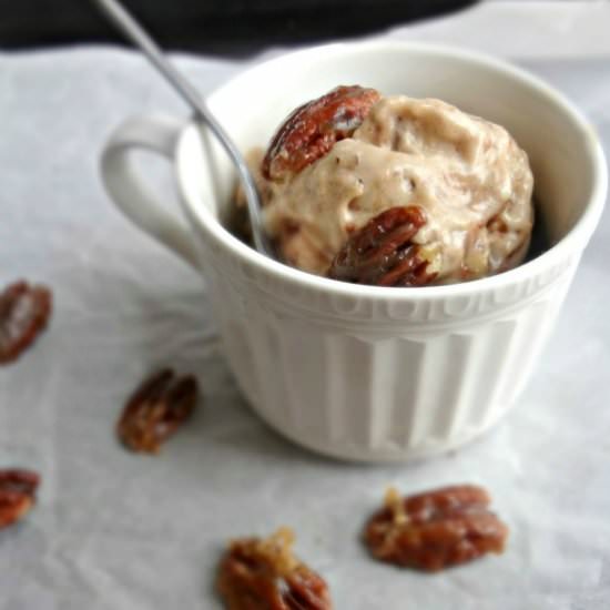 Caramelized Pecan Banana Ice Cream