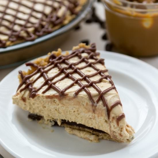 Black Bottom Dulce de Leche Pie