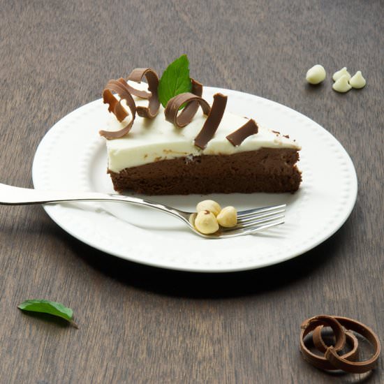 Triple Chocolate Mousse Cake