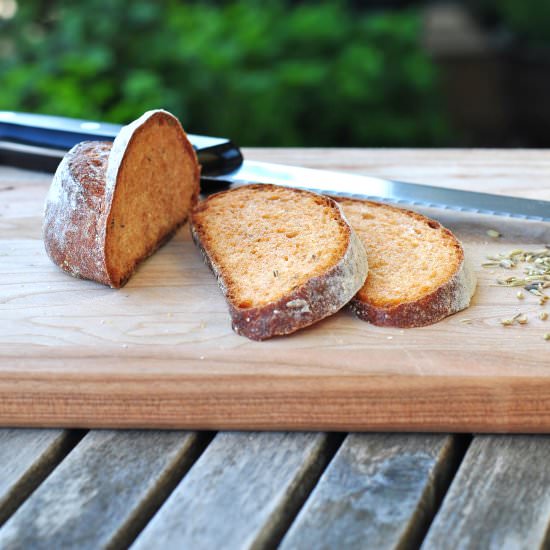 Smoked Paprika + Fennel Seed Bread