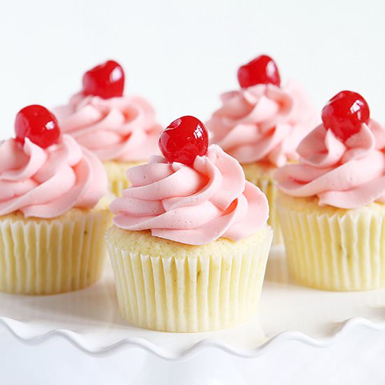 Cherry Limeade Cupcakes
