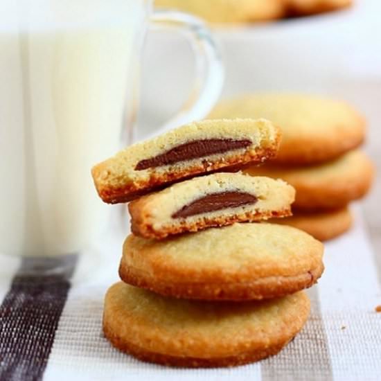 Sablé with Nutella