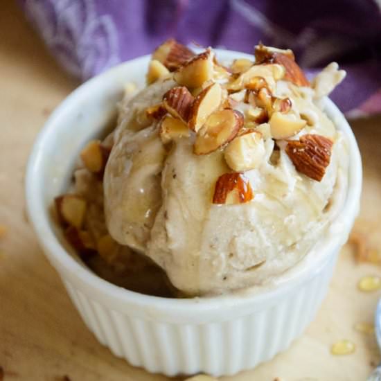 Healthy Honey Lavender Ice Cream