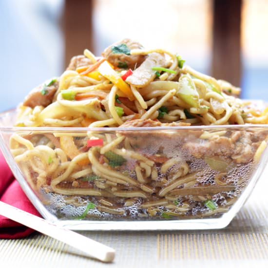 Chicken Chow Mein-Trini Style