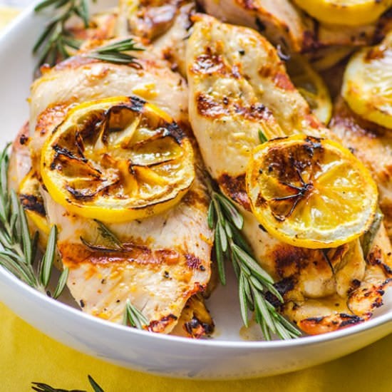 Grilled Lemon Rosemary Chicken