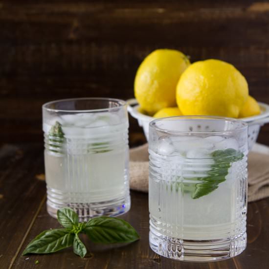 Homemade Basil Lemonade