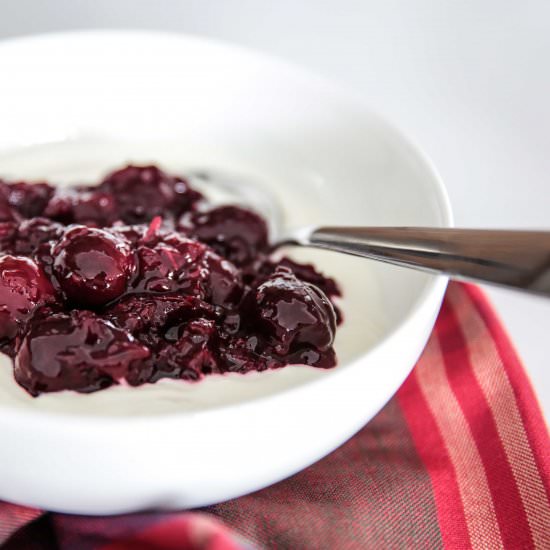 Cherry Jam (No Sugar)
