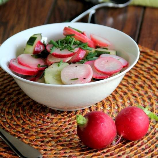 Cucumber Radish Salad