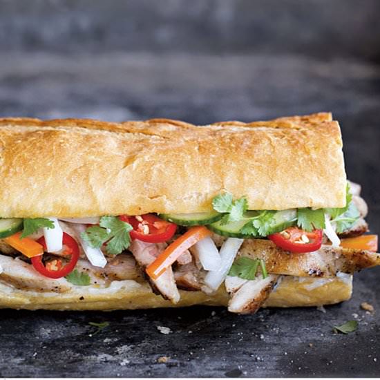Hanoi Grilled Chicken Banh Mi