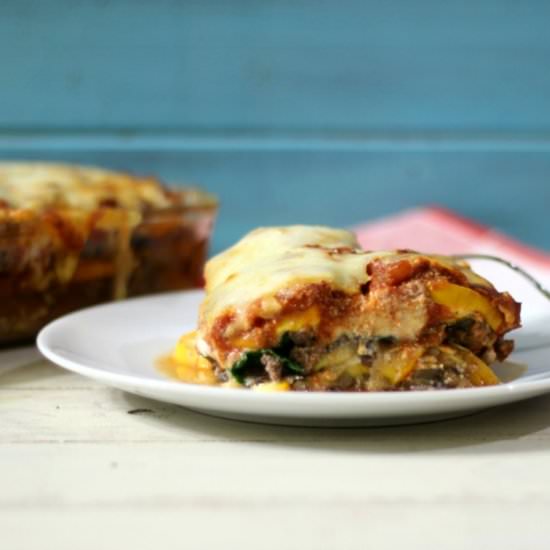 Zucchini Meat Lasagna