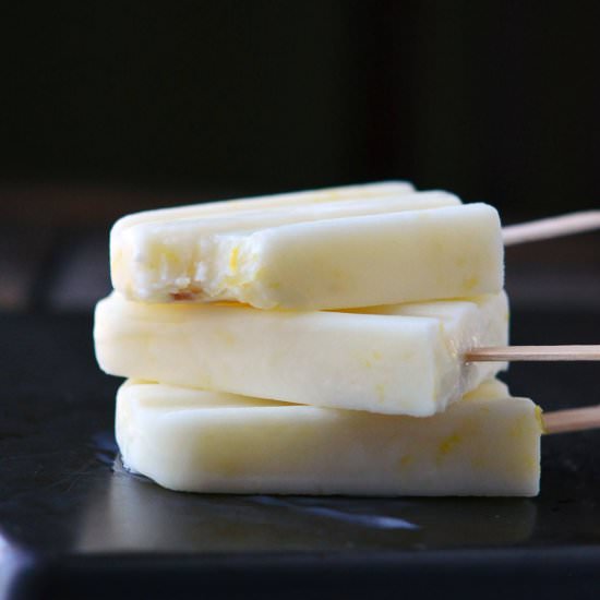 Lemon Buttermilk Popsicles