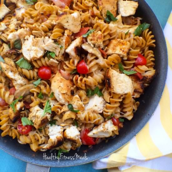 Grilled Chicken Tomato Pasta