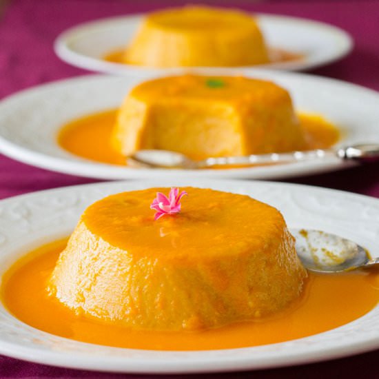 Flan-de-mango