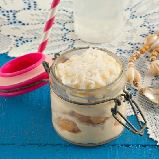 Coconut Tiramisù in a Jar