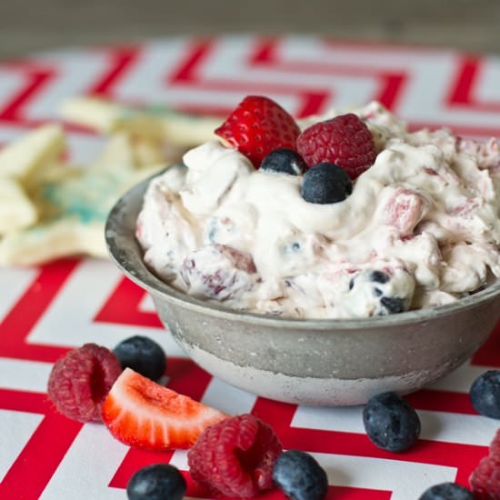 Triple Berry Fruit Dip