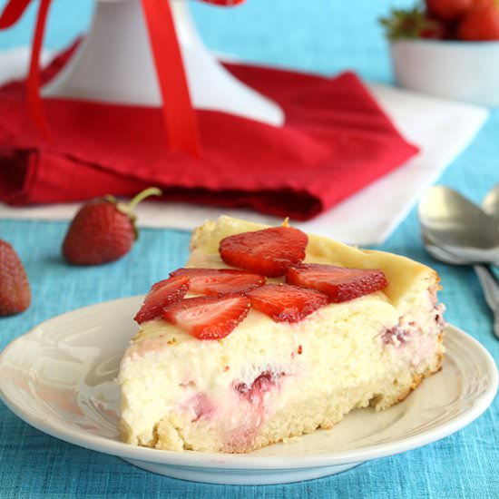 Strawberry Shortcake Cheesecake