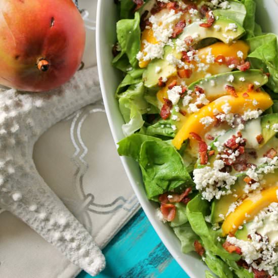 Avocado, Bacon & Mango Salad