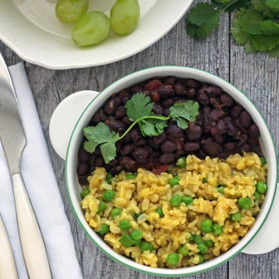 Black Beans & Burmese Rice