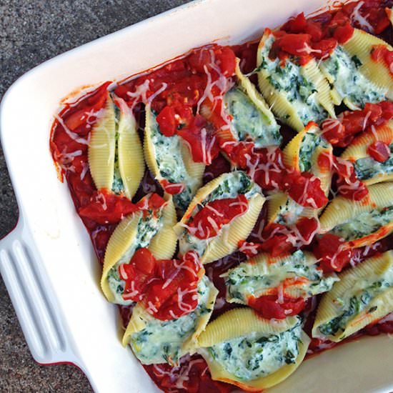 Spinach Stuffed Shells