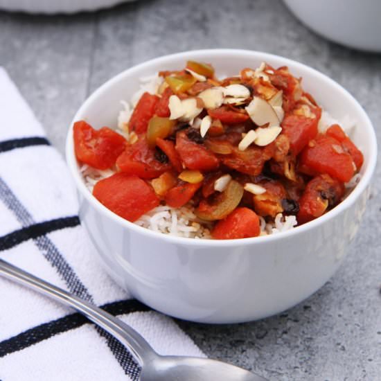 Chicken Curry with Tomatoes