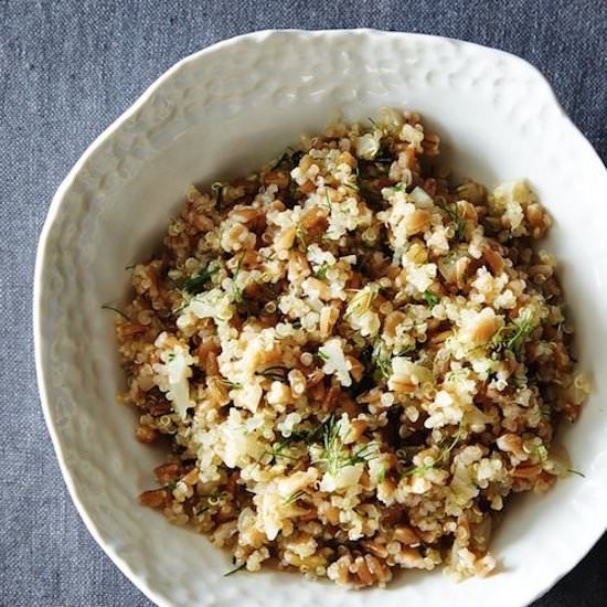 Quinoa and Farro Salad with Fennel