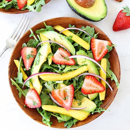Mango, Strawberry and Avocado Salad