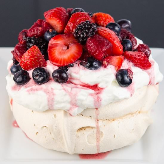 Mixed Berry Pavlova
