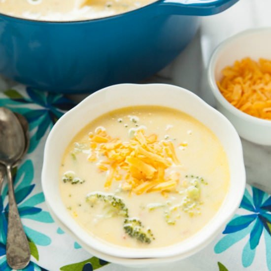 Broccoli Cheddar Cheese Soup
