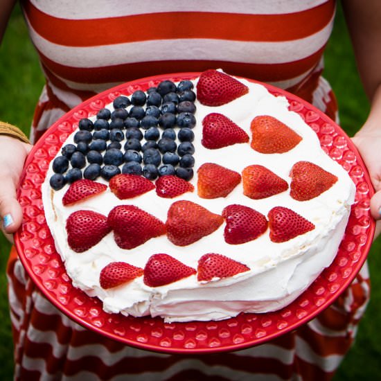 Patriotic Pavlova