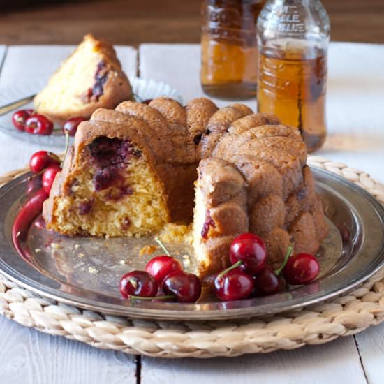 Cherry & Cream Soda Bundt Cake
