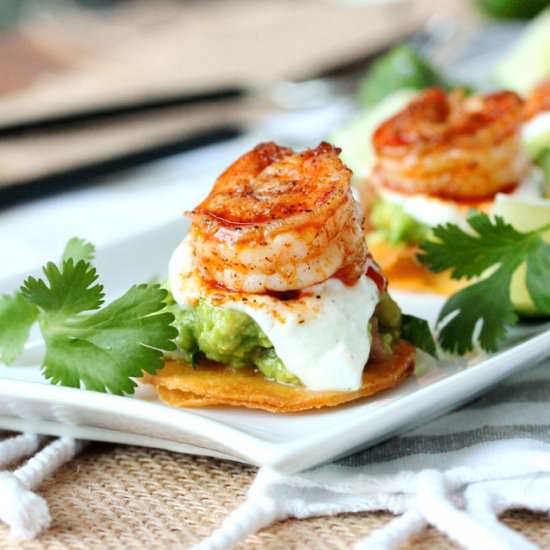 Mini Shrimp Tostadas